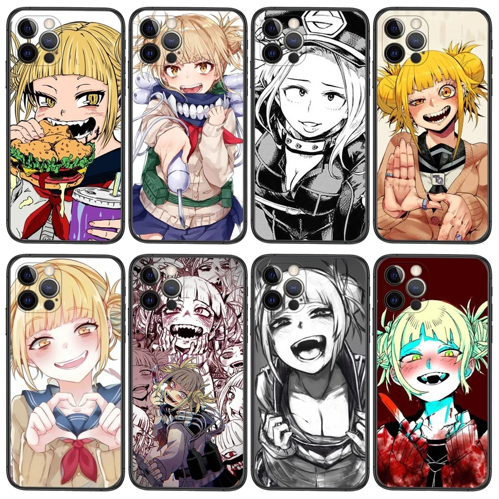 Половина цены для iPhone 13 12 11 Pro Max 6X8 6S 7 Plus XS XR Mini 5S SE P 6P Toga Himiko черный
