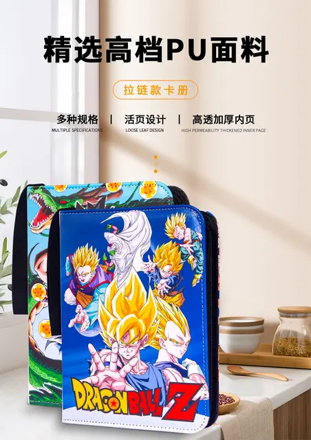 Dragon Ball 240Pcs Cards Folder Goku Vegeta Super Sayajins Anime Map Letter  Holder Binder Hd Action Notebook Album Book Kid Gift - AliExpress