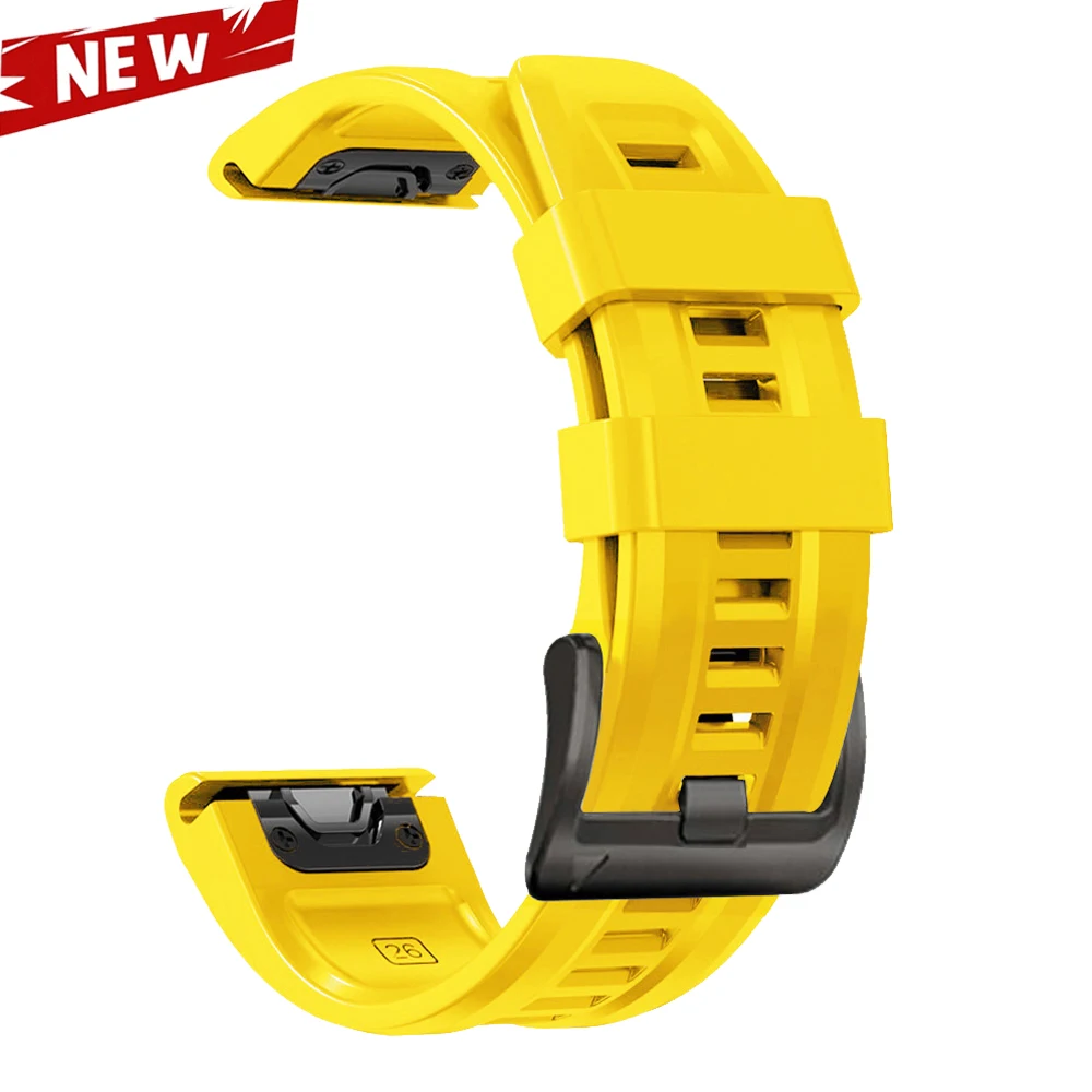 Premium Sport Rubber Bracelet for Fenix8 Watch - Durable and Stylish Strap