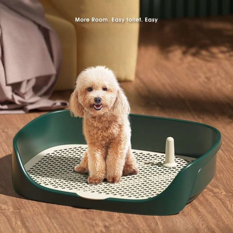 Portable Pet Toilet Training Plastic Toilet Mat Training Potty Dog Pad Tray Toilet Urinary Trainer Pee Pad dog urine pad pet training toilet