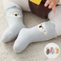 Autumn Winter Thick Warm Baby Stockings Super Soft Middle Tube Socks for Newborn Infant Toddler Boys Girls Mid Calf Long Socks 3