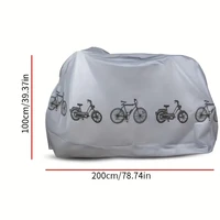 Housse de protection pour vélo, équipement de vélo, housse de pluie étanche, couverture solaire d'extérieur, accessoires de vélo vtt 2