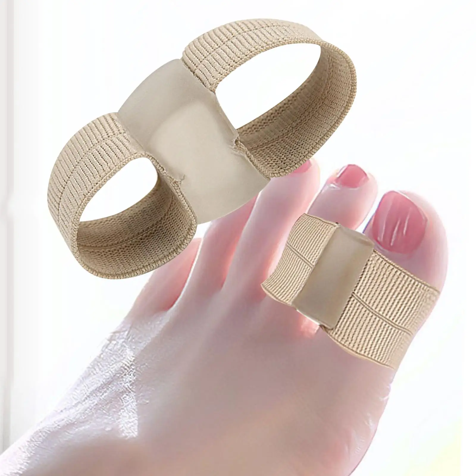 Toe Separators with 2 Loops Keep Toes Straight Toes Wraps for Unisex Women