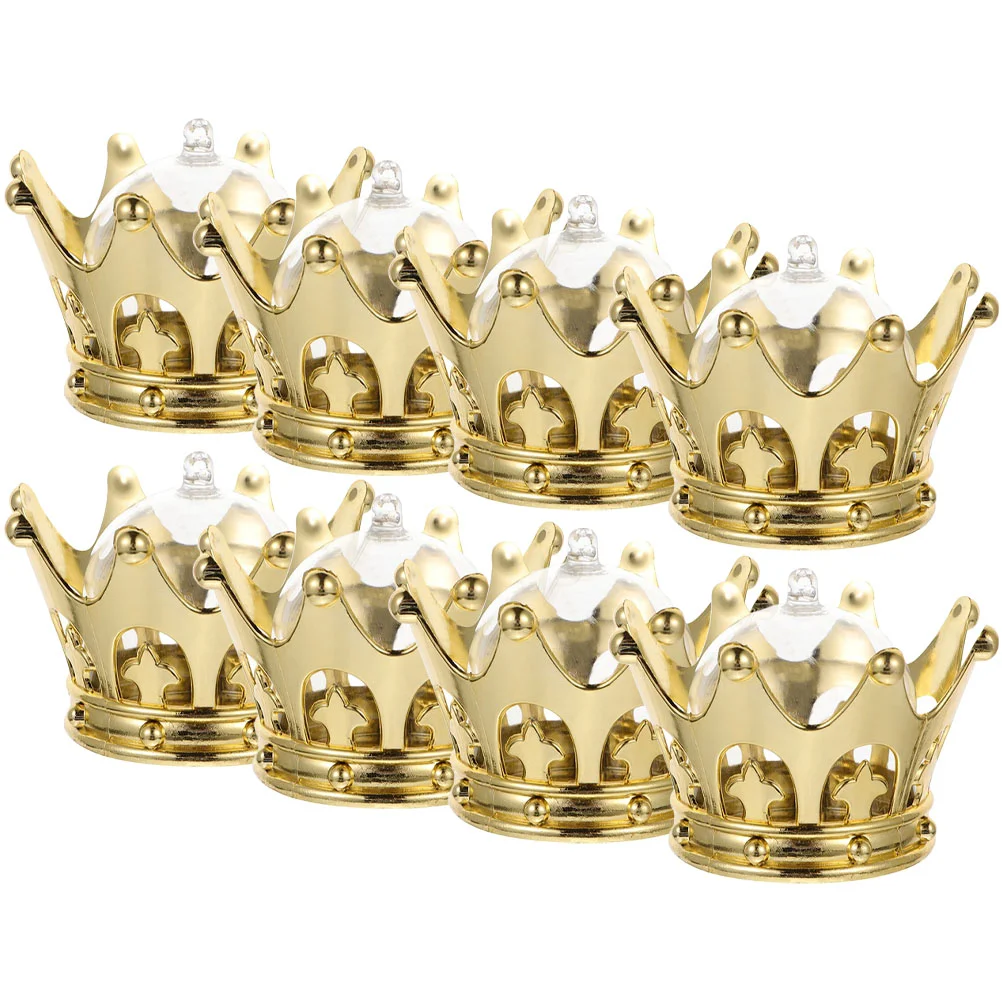 

Fillable Crown Dome Candy Boxes Party Favors Candy Storage Boxes Hollow Out Electroplating Crown Shaped Party Candy Box