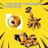 Dinosaur Excavator Engineering Vehicle 2 in 1 Deformation Brachiosaurus Inertial Automatic Crash Transforming Car Toy Kids Gift 5