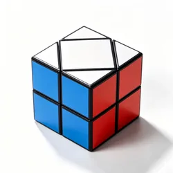 DuoMi Skew Cube 2x2 Educational Puzzle Toy - Engaging Gift (Skew Cube)