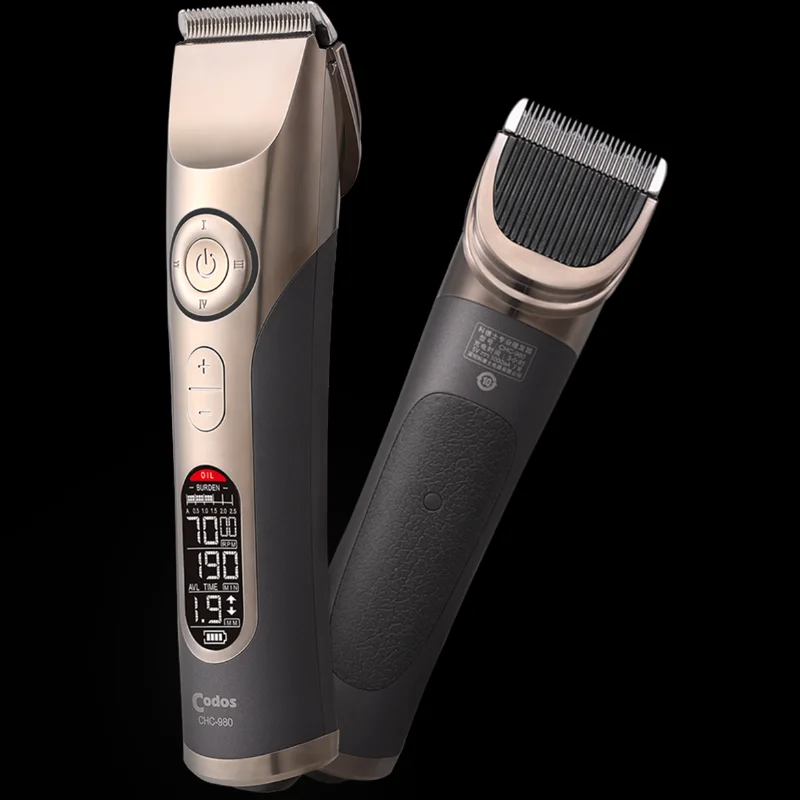 Wireless Rechargeable Men's Hair Clipper With Seat Charger Codos Chc 980 Professional Hair Trimmer codos chc 818