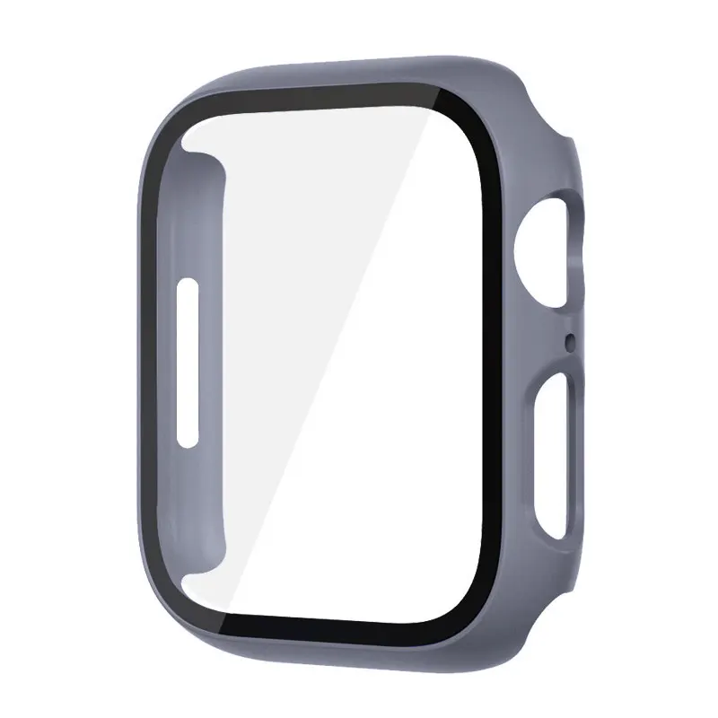 Durable Glass Case for Apple Watch - PC Screen Protector Cover and Accessories