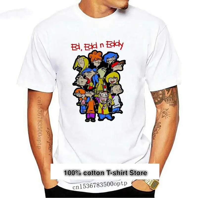 Camiseta para hombre, ropa para hombre, Ed Edd N Eddy, Giant Cast Iamge Allover