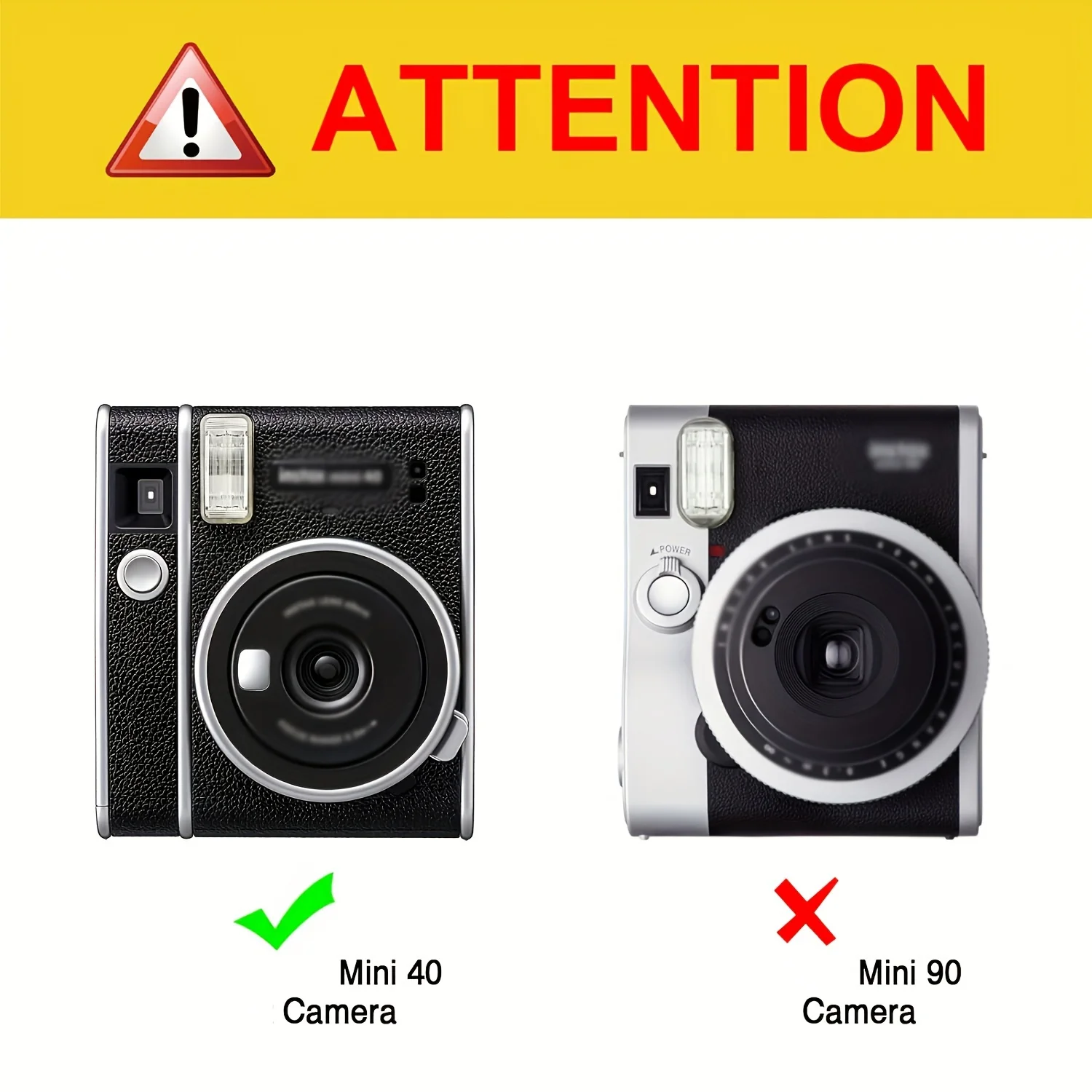 1pc for Fujifilm Instax Mini 40 Instant Film Camera-Crystal Hard PVC Protective Case with Removable Shoulder Strap Clear action camera cover