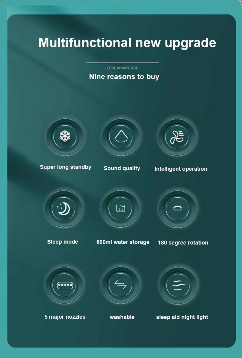 New Usb Water Mist Funny Humidification Fan Home Outdoor Water Mist Spray Steam Sprayer Cooling Air Conditioner Humidifier Electric Fan