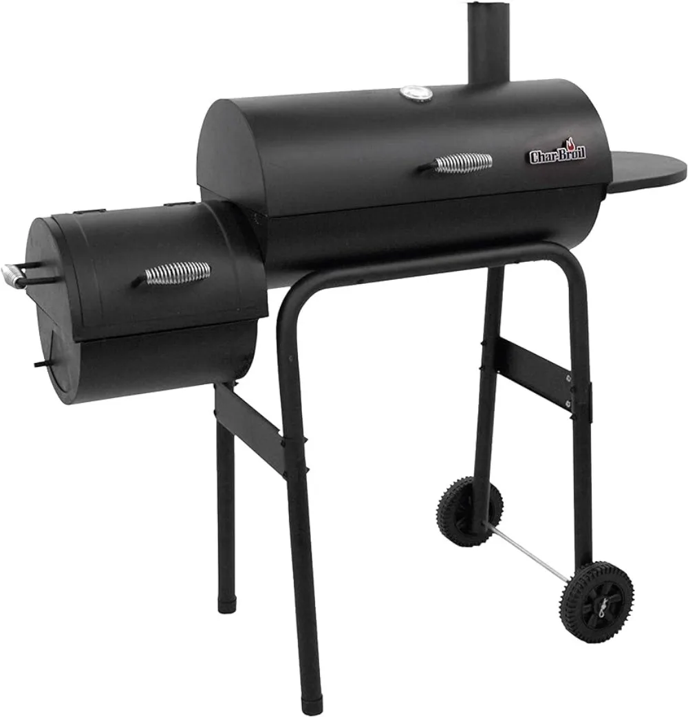 

Char-Broil 12201570-A1 American Gourmet Offset Smoker, Black,Standard