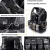 Multi-Pocket Army Tactical Vest Combat Body Vests Security Hunting Outdoor CS Airsoft Training Jacket Security Molle Laser Vest 2