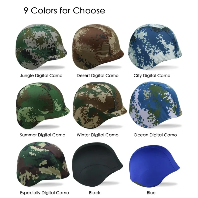 Tactical Swat Helmet Cloth Cover Accessories American Helmet Camo Cover