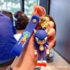 Sonics Keychains Key Rings Cartoon Anime PVC Bag Pendant Accessories New Cute Kawaii Children Toys Kids Birthday Fashion Gifts 1
