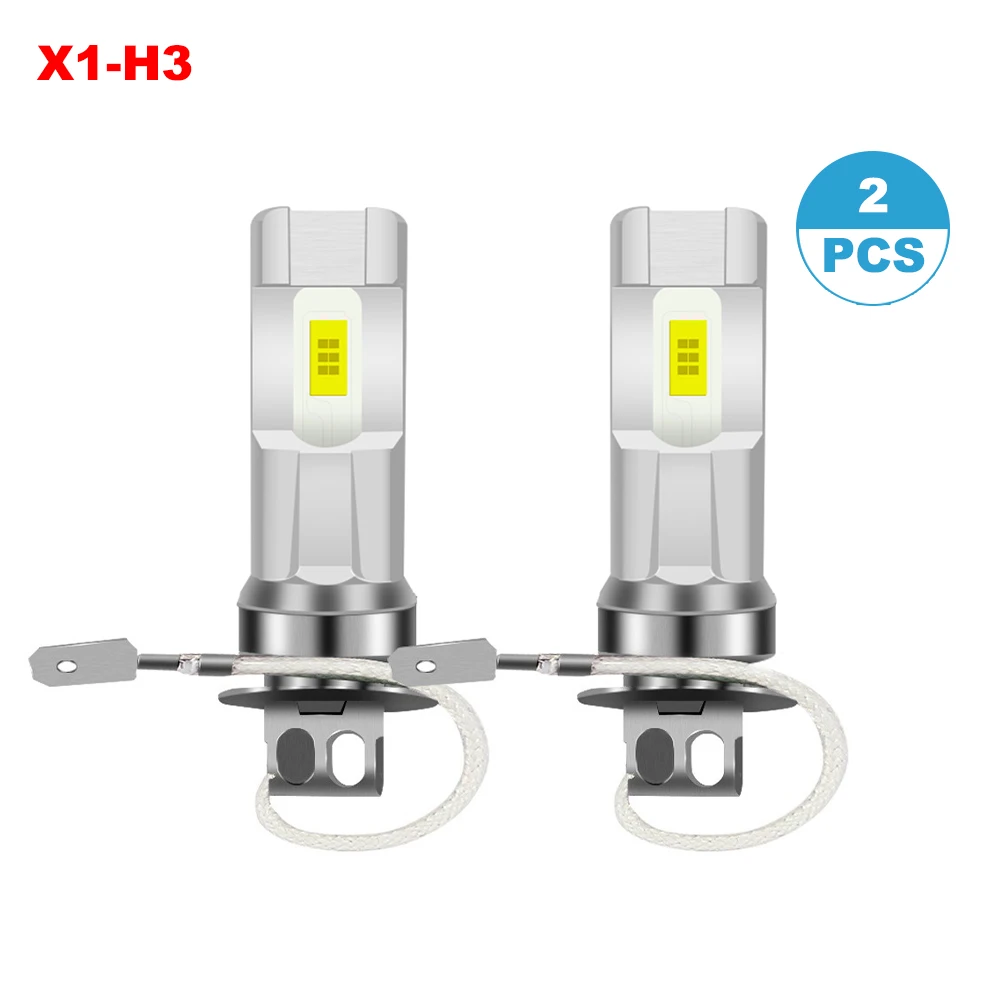80W 28000LM LED 안개등 CSP-3570 칩 6000K H1 H3 H4 H7 H8/H11 9005 HB3 HB4 9006 H16 고강도 자동차 전구 DC12V 24V X1