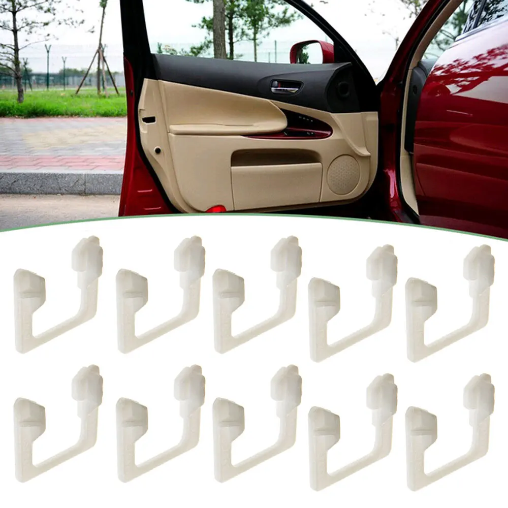 

10x Car Door Handle Clamp Fasteners Clip Car Door Lock Retainer Auto Interior Accessories Fasteners Clip for VW 35783724