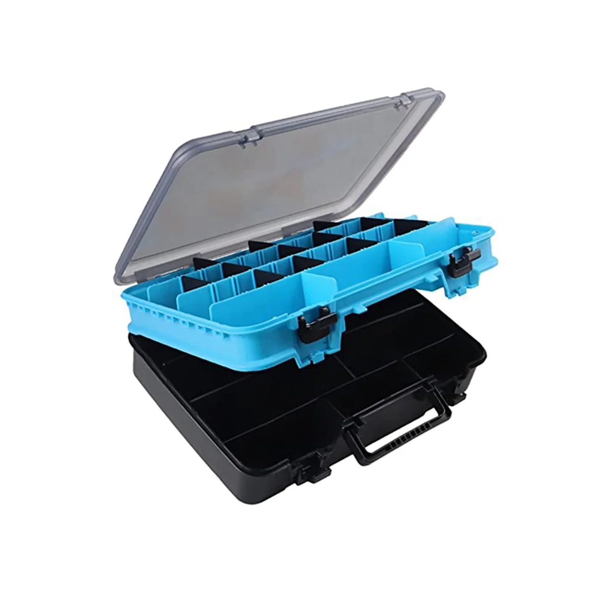 

Multi-Functional Portable Lure Box Double-Layered Accessory Box Double-Sided Lure Box Storage Box