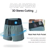 Marathon Running Shorts Men 2 In 1 Quick Dry Workout Training Fitness Jogging Multi-Pocket Man Gym Sport Shorts with Waist Pouch 4