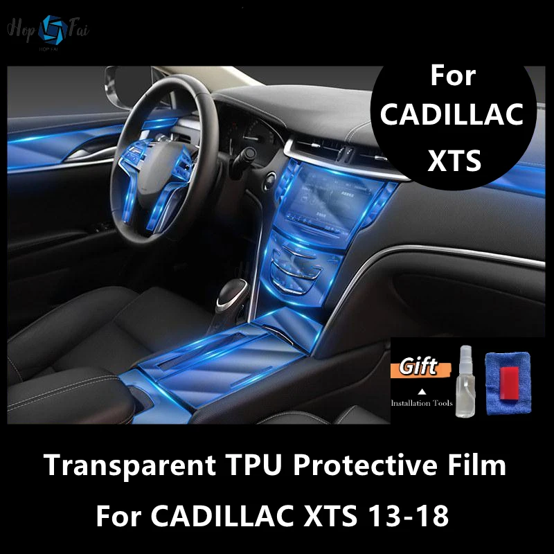 

For CADILLAC XTS 13-18 Car Interior Center Console Transparent TPU Protective Film Anti-scratch Repair Film Accessories Refit
