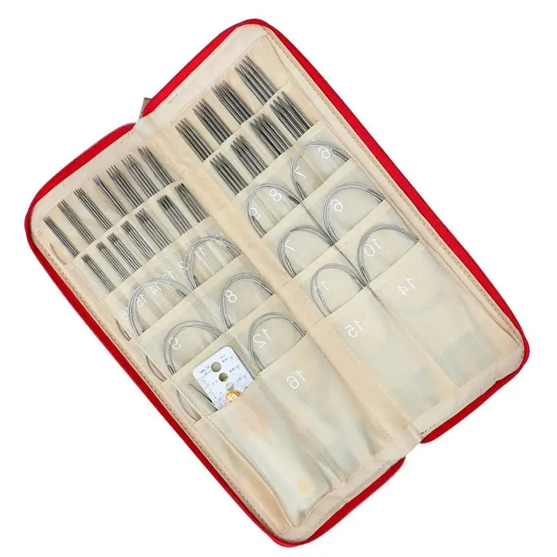 

Набор спиц для вязания из нержавеющей стали