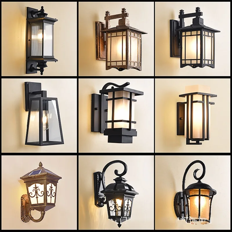 APRIL Outdoor Wall Sconces Light Fixture Modern Waterproof Patio LED Lamps For Home Porch