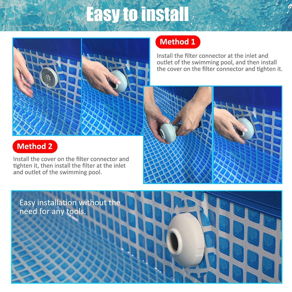 

High Quality Nozzle Strainer Connector Strainer Grid Strainer Hole Plugs Valve Plug With Outlet Screen Connector Kit