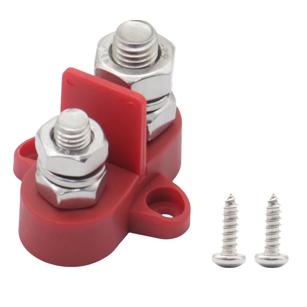 

Heavy Wire Connector Bus Bar Terminal Block Glass Fiber Nylon Car Dual Junction