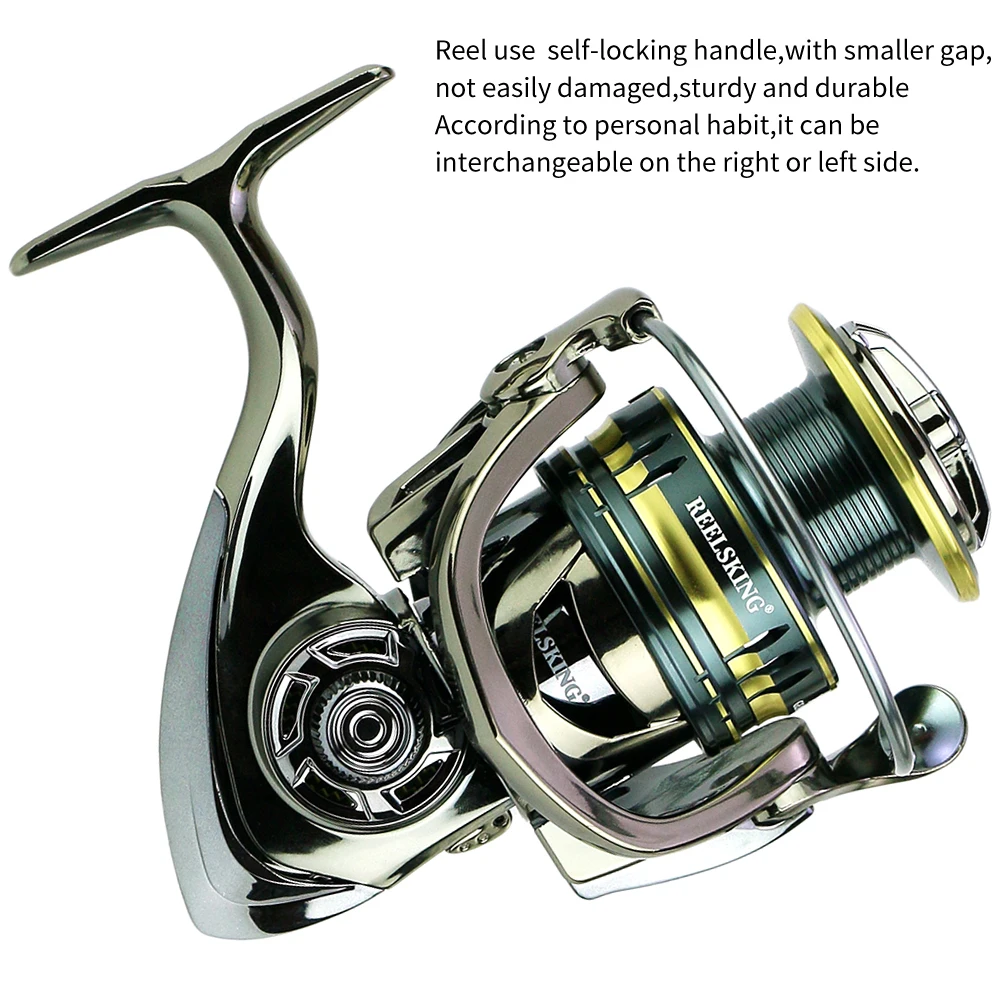 Fishing Reels High Speed 5.5:1 Feeder Coil Super Silent Spinning