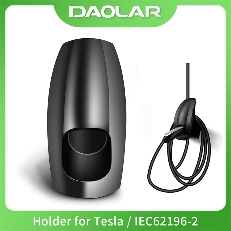 Daolar EV töltő jogosultja falon Felszállít számára Tesla motors 3/Y/S/X type2 IEC62196-2 Tesla töltő Sürgöny tartóját csatlakozó socken