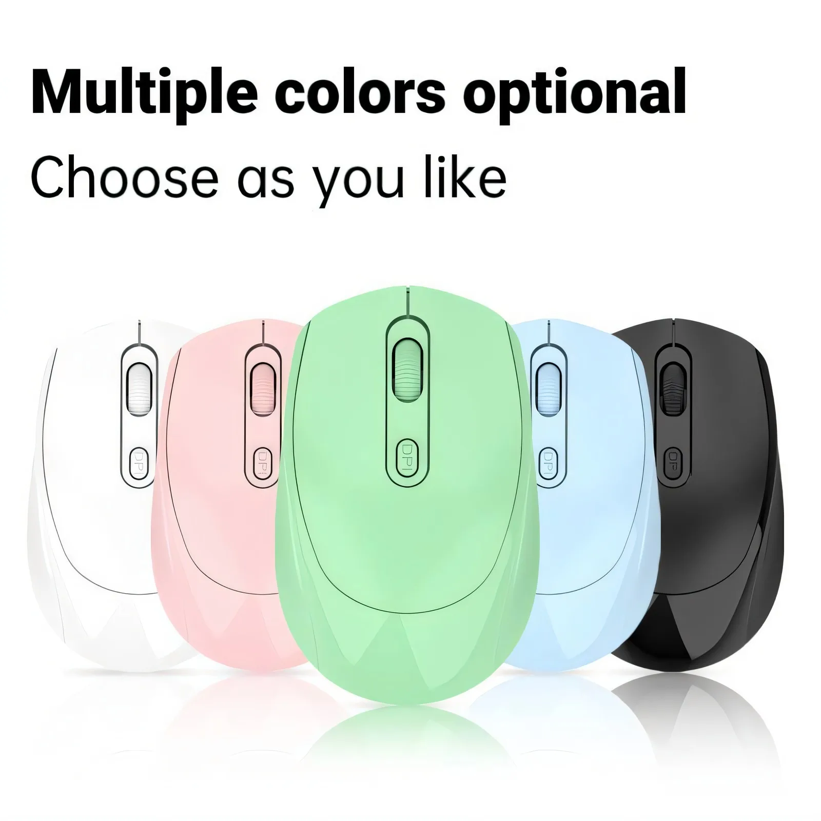 【Big-promotion】 Bluetooth Wireless Mouse Rechargeable Computer Laptop Gaming Mouse 2.4G Optical Dual Mode Long Life for Win Mac.