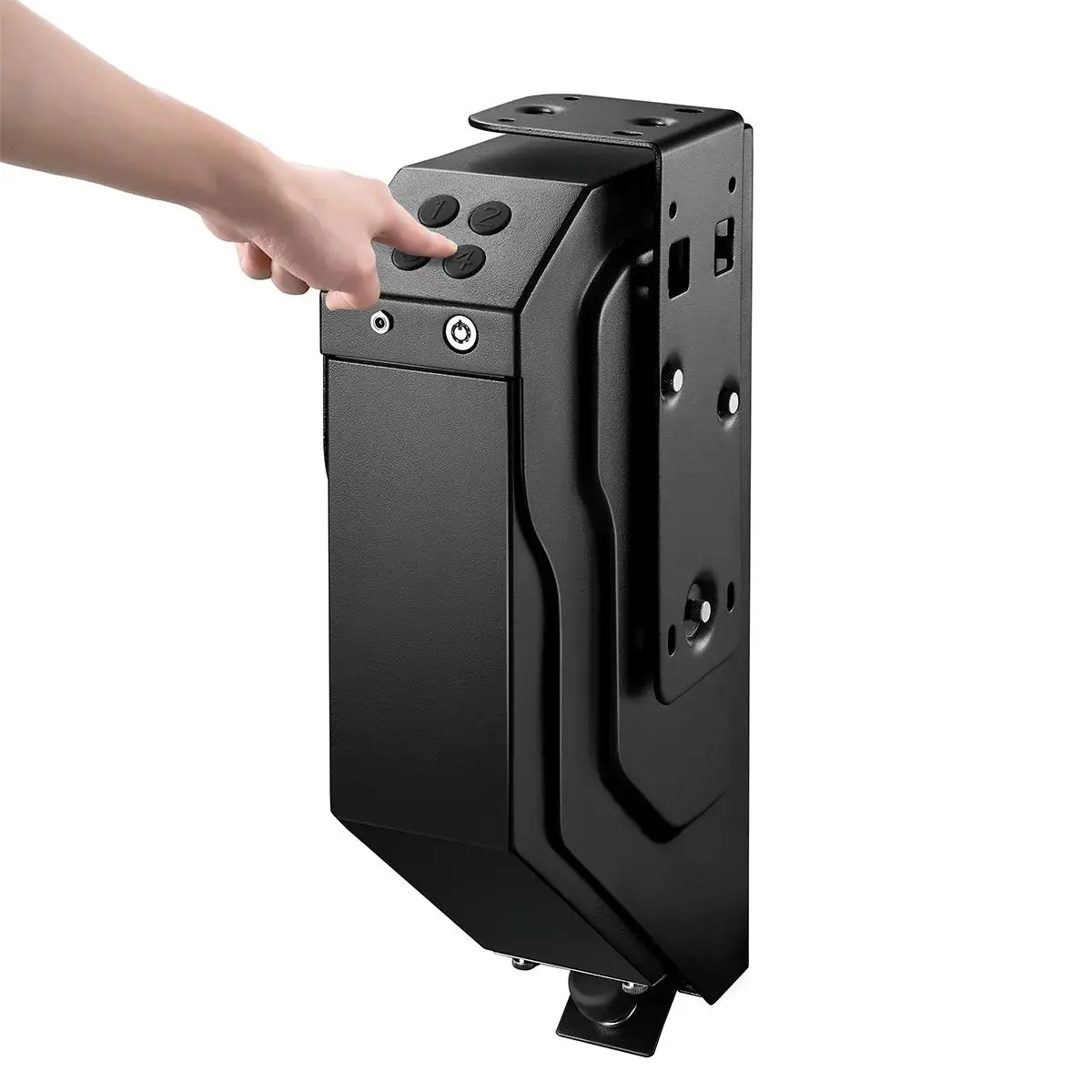 

Fingerprint Password Unlock Anti-Burglary Safes With Keys Gun Security Guns Pistol Box Fingerprint/Password Steel Gun Box