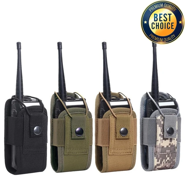 Тактическая рация Molle, сумка 1000D, уличная портативная кобура для радиопереговорного устройства, сумка для переноски, охотничий кемпинг, карман для магазина 2