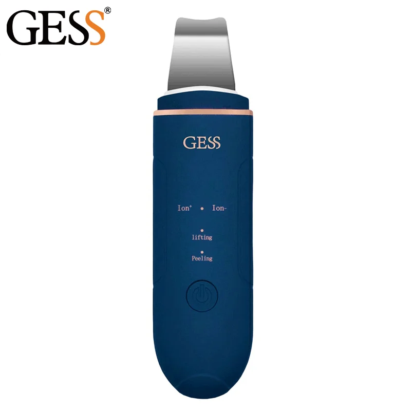 GESS Skin Scrubber Skin Spatula Blackhead Remover Facial Cleaner with 4 Modes Skincare Tool