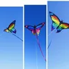 Colorful Butterfly Kite Steering Beautiful Butterfly 1.45m Kite Air Bounce with Kite Line Children's Kite Outdoor Sports 3
