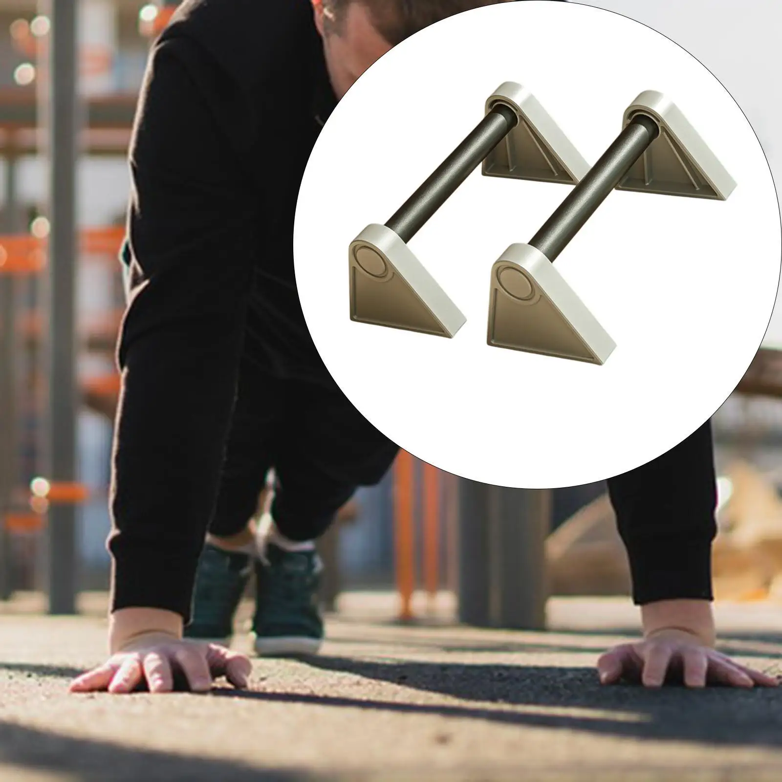 2x Push up Bars Non Slip Workout Floor Push up Handles for Home Gymnastics