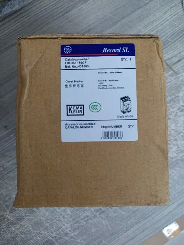 

1 шт. Новый GE LDE160 3P 80A