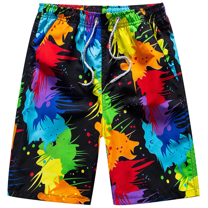 

Beach Shorts Men Print Shorts Male Changing Color Sea Shorts for Men Summer Floral Swimming Trunks Short Man Swimsuits Pants 4xl