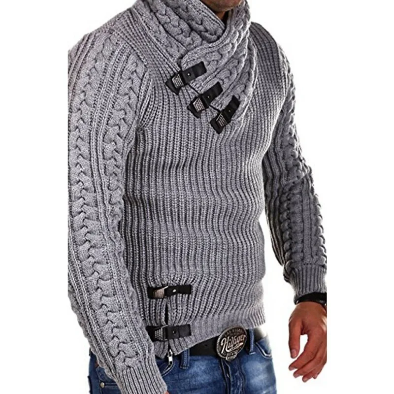 chompas con cuello alto para hombre