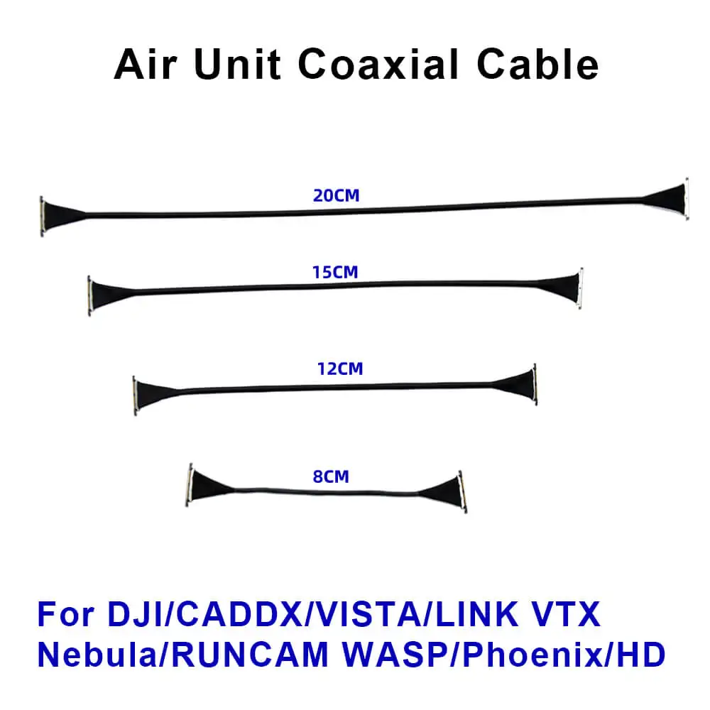Coaxial Cable for FPV Drone Systems - Various Lengths