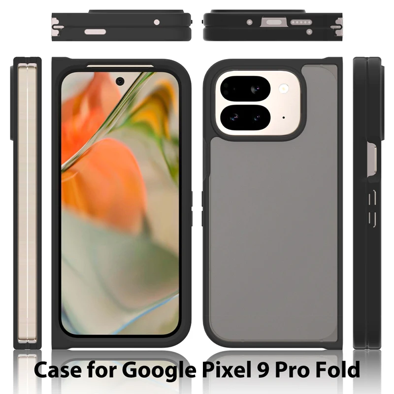 Enhanced Phone Case - Anti-Fingerprint Matte Hard PC & Soft TPU Skin-Feel Protection