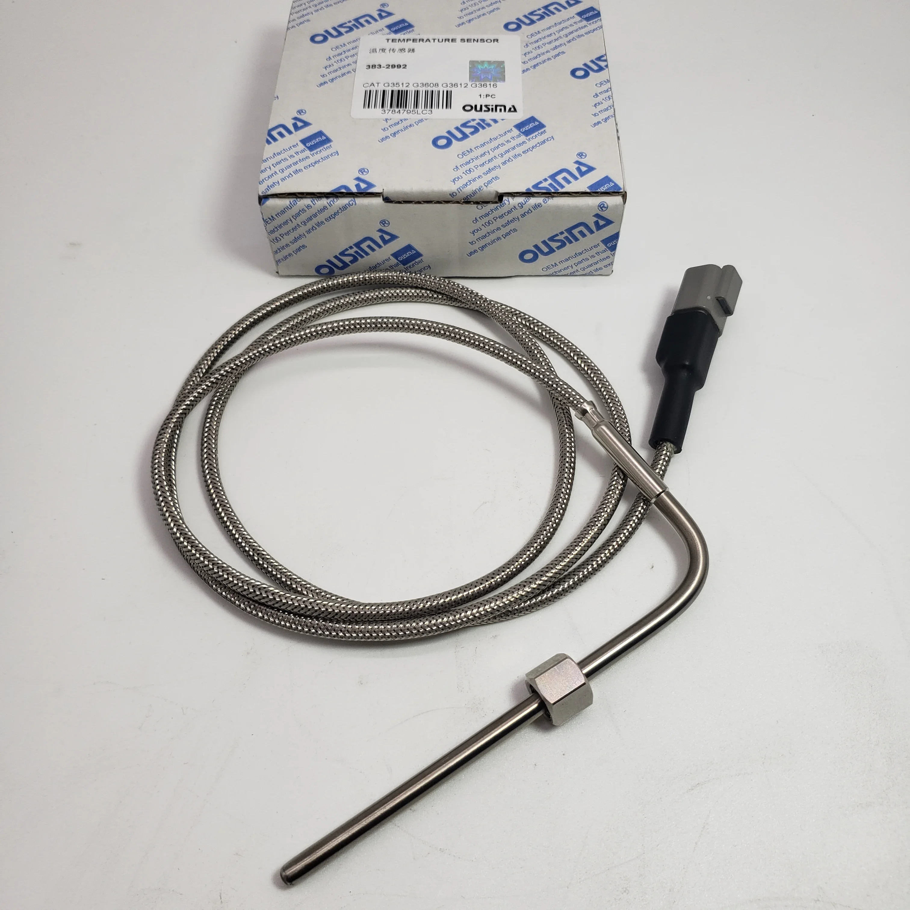 OUSIMA Excavator Machinery Parts Temperature Sensor 383-2992 for CAT G3606B G3608 G3612 G3616