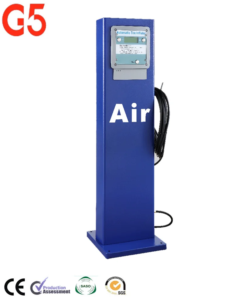 Car Tyre Inflator Heavy Duty Pump Tire Inflator Machine Petrol Station Used New Cars Truck Tires Inflador G5 Gas Pressure Gauges