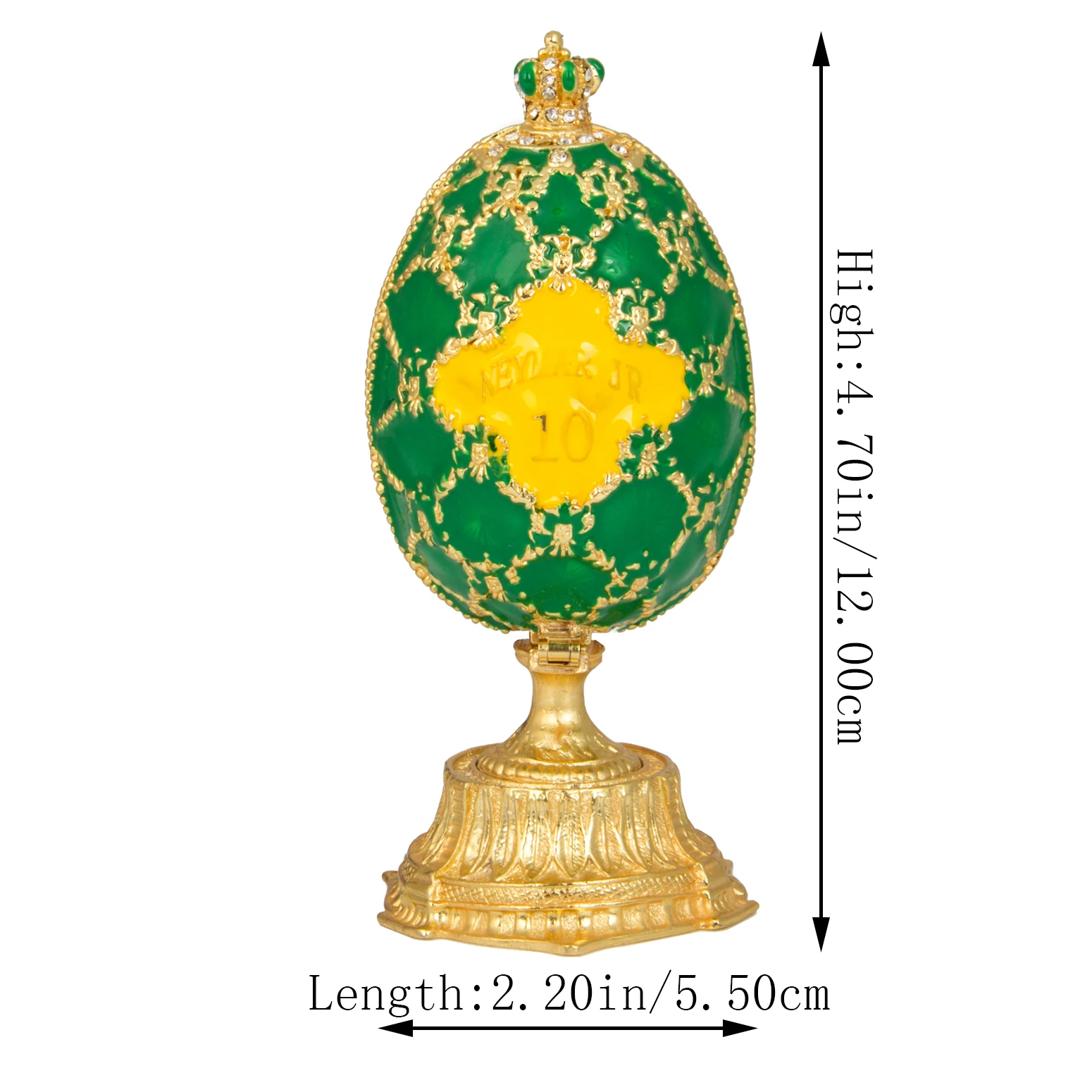 Qifu Nuovo Arriva Best Regalo Russia Calcio Star Stile Faberge Egg