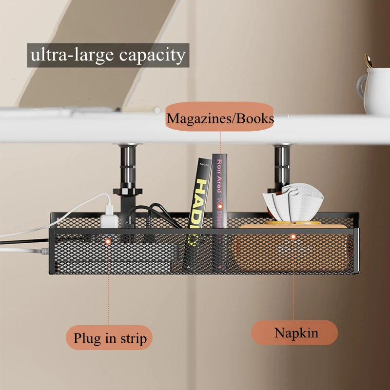 Under Desk Metal Cable Tray 4
