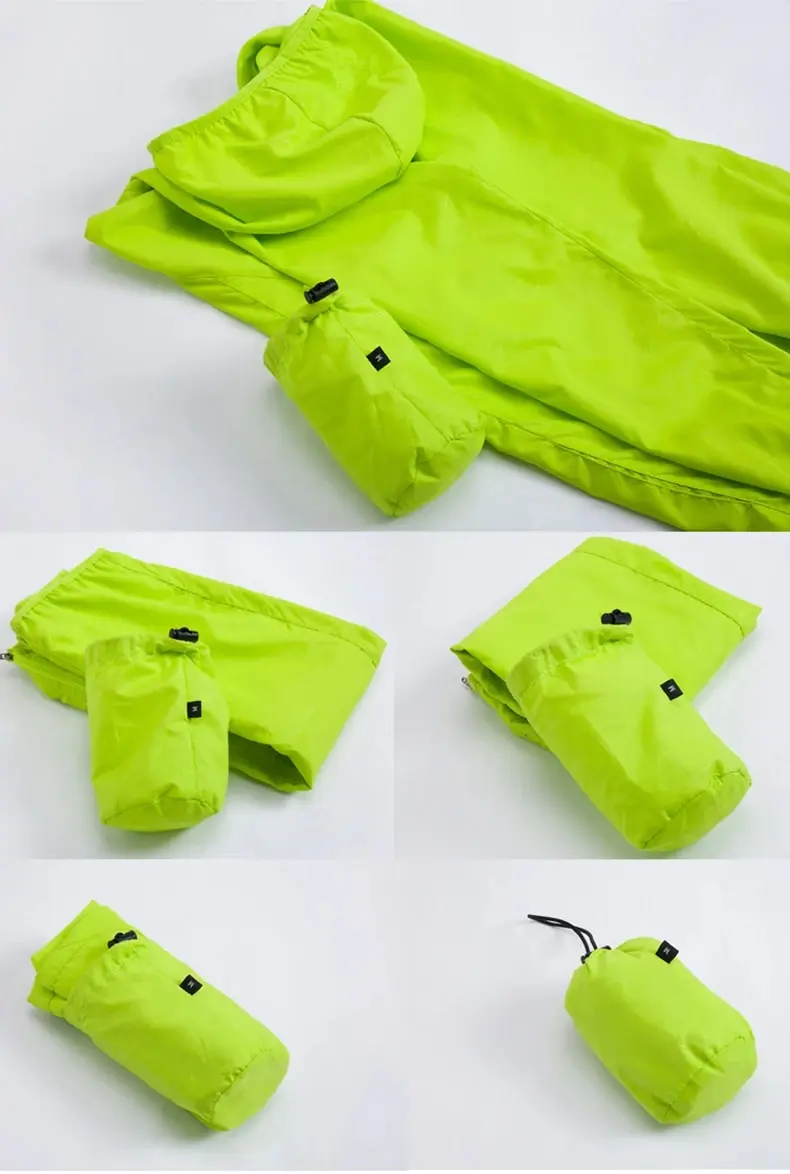 LNGXO Männer Frauen Wasserdichte Jacke Schnell Trocknend Wandern Camping Windjacke Unisex Trekking Angeln Regen Mantel Outdoor Anti UV Kleidung – Detail 13