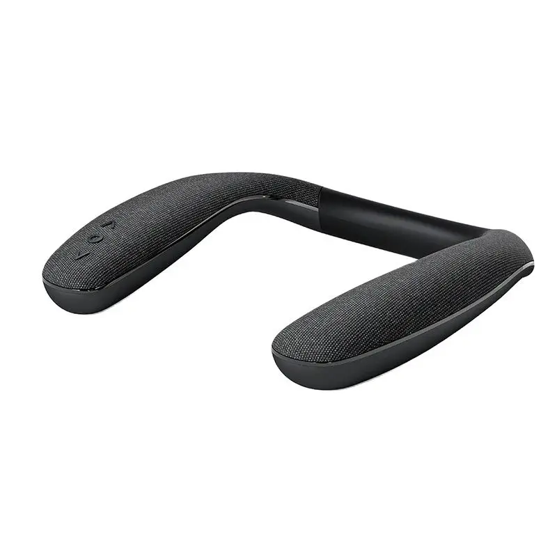 rockmia EBS-908 Wireless Bluetooth Speaker Portable Neck Wearable Surround Altavoz with Microphone Bass Neckband Speakers