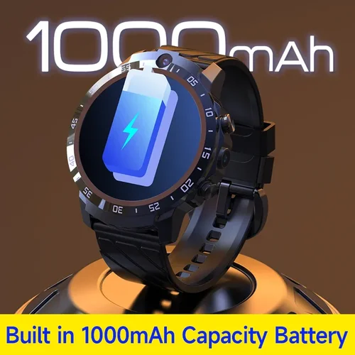 남성용 MT27 스마트 워치, 1.6 인치 화면, 4G 네트워크, 1000mAh 배터리, 앱 설치, 메시지 알림, 다중 모터 모드, 2023 신제품 4