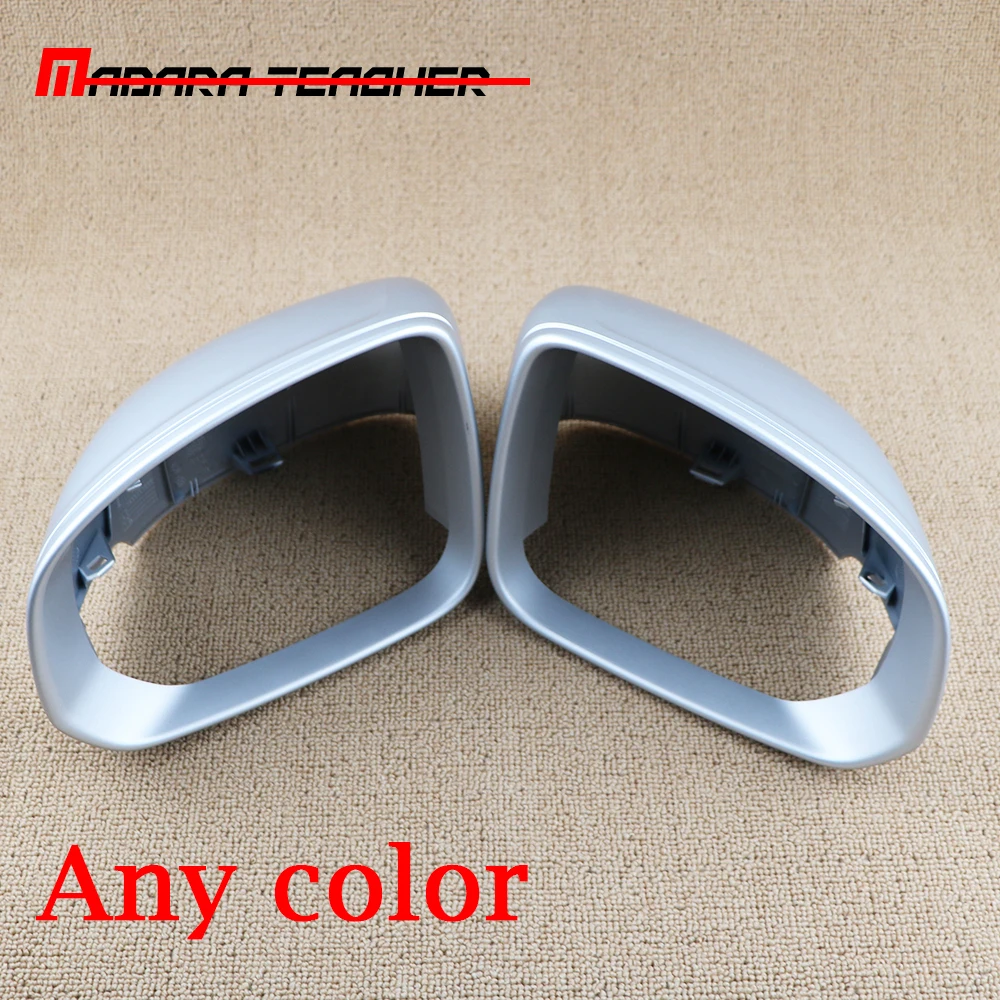31462674 31462675 Pair Mirror Cover Rear View Side Mirror Cap Housing Matt Silver For Volvo Xc60 2018 2019 2021 2022