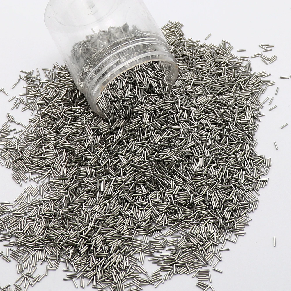 

1000G Magnetic Polishing Pins Stainless Steel Mini Pins Jewelry Making Polishing Needles Media Rotary Tumbler Accessories